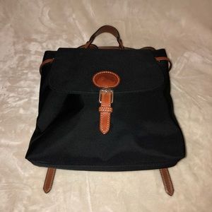 BLACK DOONEY & BOURKE NYLON FLAP BACKPACK